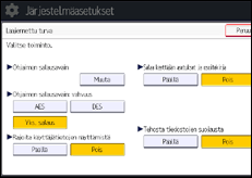 Käyttöpaneelin näyttö