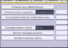 Käyttöpaneelin näyttö