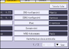 Käyttöpaneelin näyttö