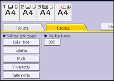 Käyttöpaneelin näyttö