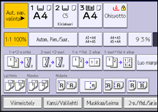 Käyttöpaneelin näyttö