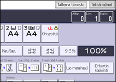 Käyttöpaneelin näyttö