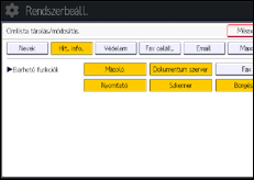 A kezelőpanel ismertetése