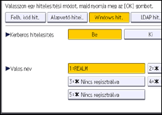 A kezelőpanel ismertetése