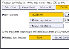 A kezelőpanel ismertetése