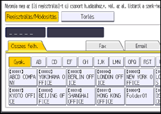 A kezelőpanel ismertetése