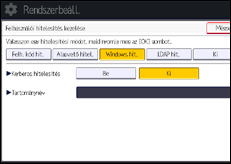 A kezelőpanel ismertetése