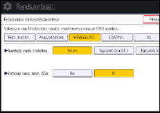 A kezelőpanel ismertetése