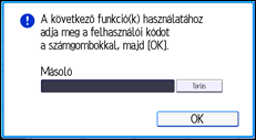 A kezelőpanel ismertetése