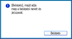 A kezelőpanel ismertetése