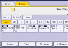 A kezelőpanel ismertetése