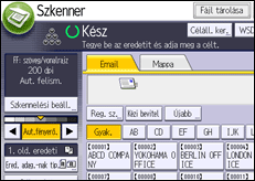 A kezelőpanel ismertetése