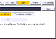 A kezelőpanel ismertetése