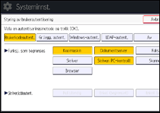 Illustrasjon av brukerpanel