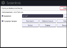 Illustrasjon av brukerpanel