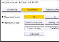 Illustrasjon av brukerpanel