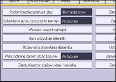 Ilustracja ekranu panela operacyjnego