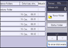 Ilustracja ekranu panela operacyjnego