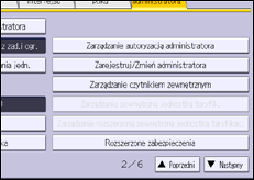 Ilustracja ekranu panela operacyjnego