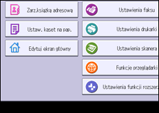 Ilustracja ekranu panela operacyjnego