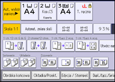 Ilustracja ekranu panela operacyjnego