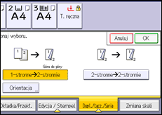 Ilustracja ekranu panela operacyjnego