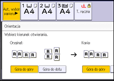 Ilustracja ekranu panela operacyjnego