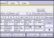 Ilustracja ekranu panela operacyjnego