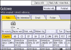 Ilustracja ekranu panela operacyjnego