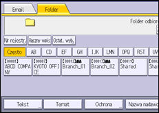 Ilustracja ekranu panela operacyjnego