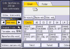 Ilustracja ekranu panela operacyjnego