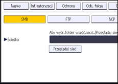 Ilustracja ekranu panela operacyjnego