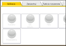 Ilustracja ekranu panela operacyjnego