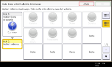 Ilustracja ekranu panela operacyjnego