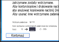 Ilustracja ekranu panela operacyjnego