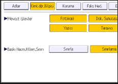 İşlem paneli ekran çizimi
