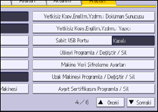 İşlem paneli ekran çizimi