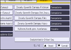 İşlem paneli ekran çizimi