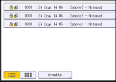 İşlem paneli ekran çizimi
