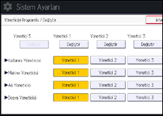 İşlem paneli ekran çizimi