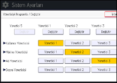 İşlem paneli ekran çizimi