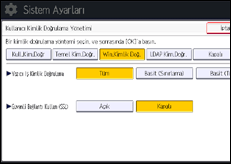 İşlem paneli ekran çizimi