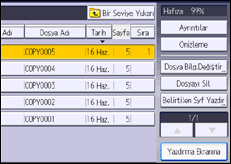 İşlem paneli ekran çizimi