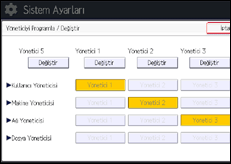 İşlem paneli ekran çizimi