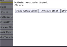 İşlem paneli ekran çizimi
