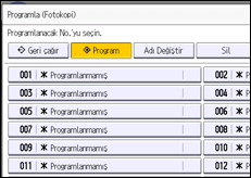 İşlem paneli ekran çizimi