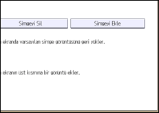 İşlem paneli ekran çizimi