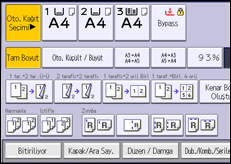 İşlem paneli ekran çizimi