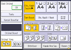 İşlem paneli ekran çizimi