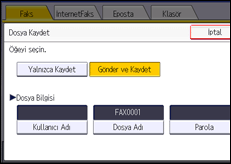 İşlem paneli ekran çizimi